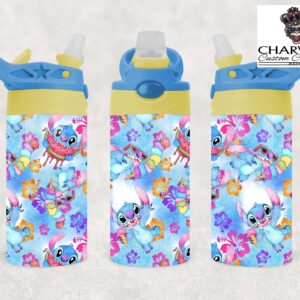 350ml Kids Flip Top Bottle – Stitch2