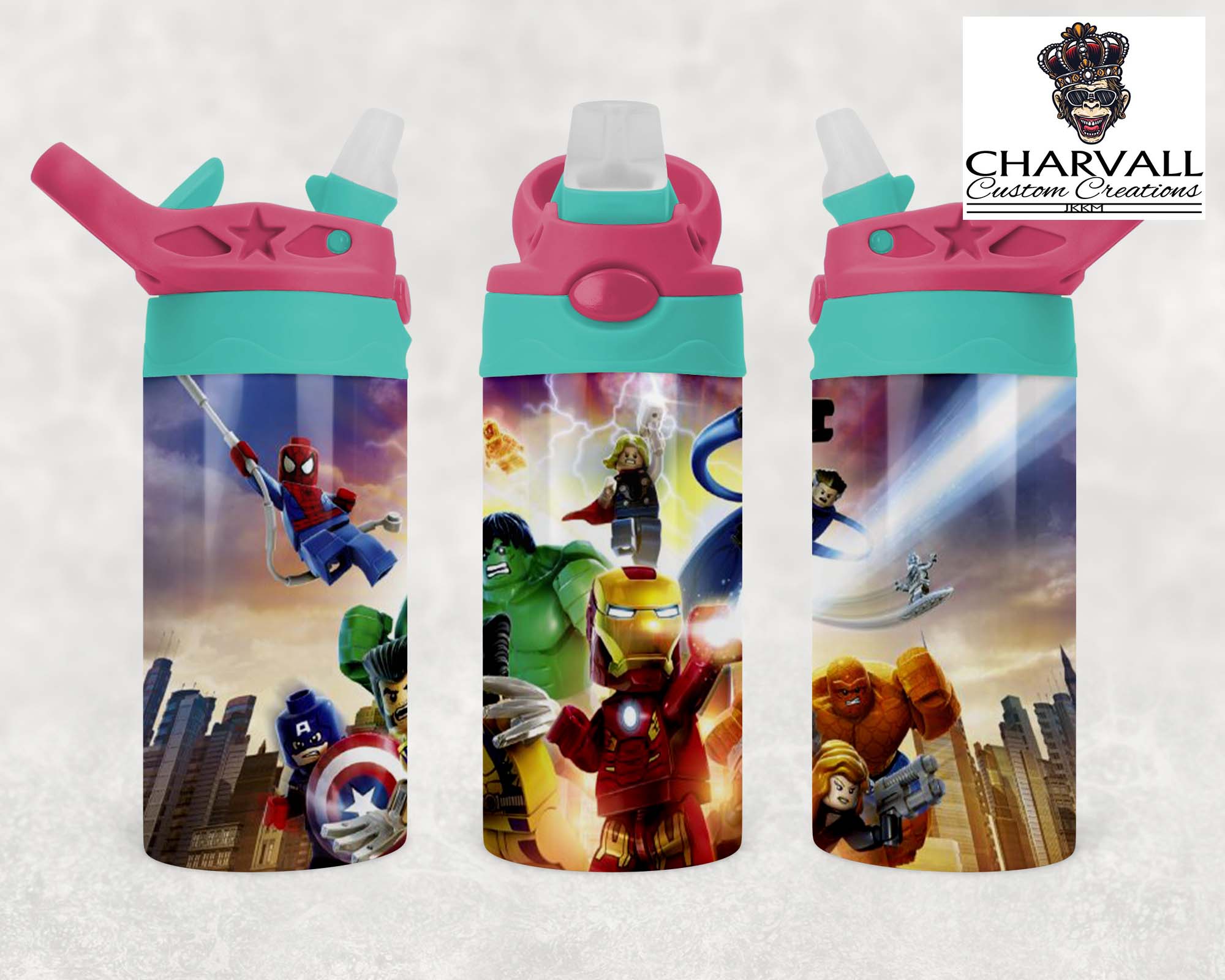 350ml Kids Flip Top Bottle - Hero9