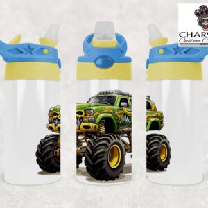 350ml Kids Flip Top Bottle – Truck 4