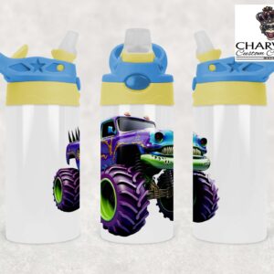 350ml Kids Flip Top Bottle – Truck 5