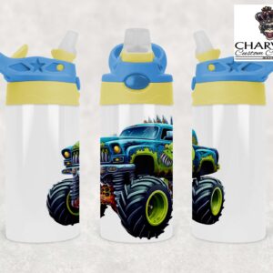350ml Kids Flip Top Bottle – Truck 6