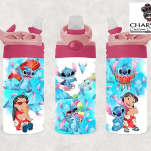 350ml Kids Flip Top Bottle – Stitch3